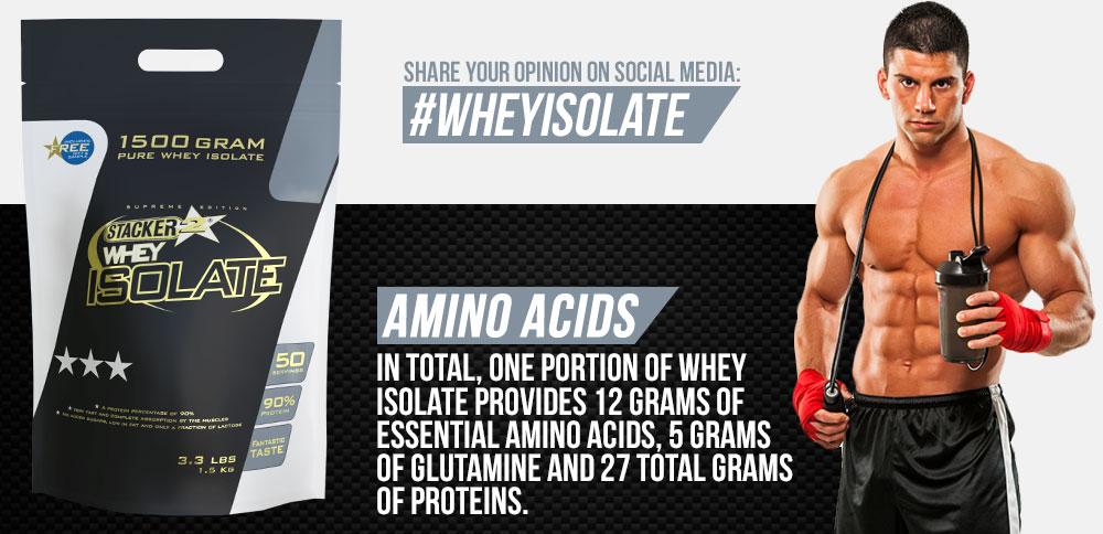 Stacker2 Whey Isolate protein 1500g cena 